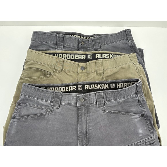 LOT (3) Duluth Trading AKHG Alaskan Hardgear Men's 36x30 Stone Run Canvas Pants